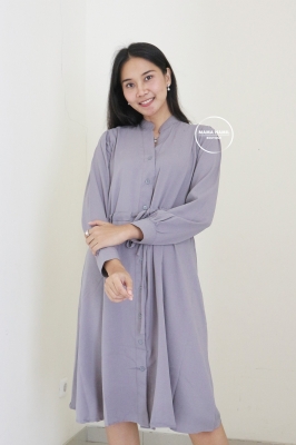 Dress Hamil Menyusui Kancing Joy - DRO 1009